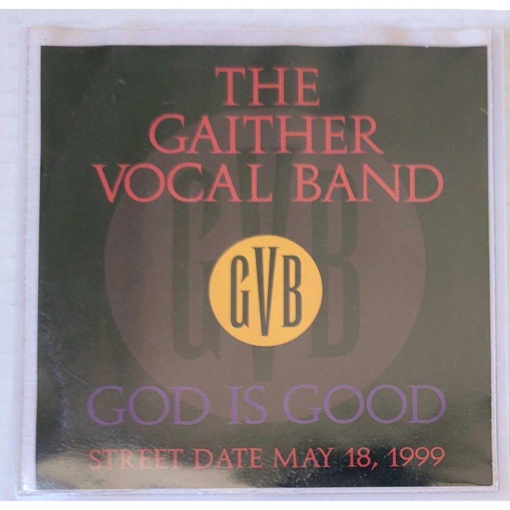 Gaither Vocal Band God Is Good 1999 Promo CD Southern Gospel USA Made